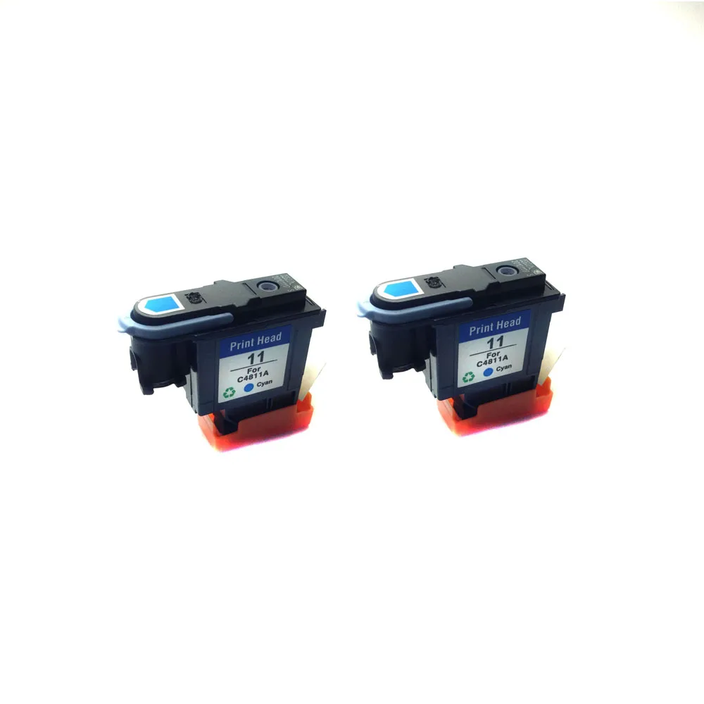 2шт cyan C4811A печатающая головка совместима с hp11 OfficeJet 9110 9130 1000 1100 1200 2200 2280 2300 |