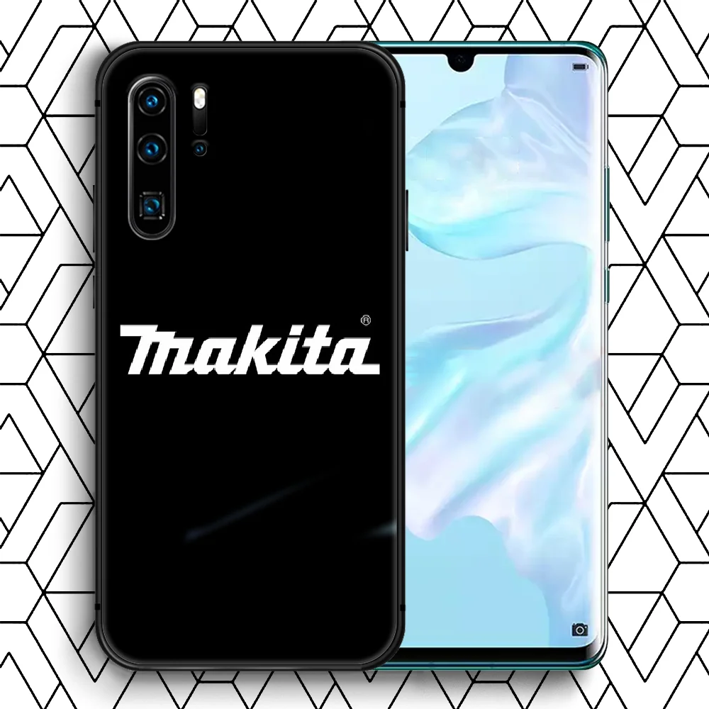 

makita Phone Case For Huawei P Mate Smart 10 20 30 40 Lite Z 2019 Pro black Etui Soft Coque Tpu Cell Painting Prime Fashion