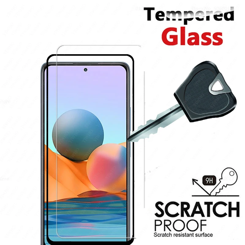 case For Redmi Note 10 glass Screen Protective Film cover Glass on For Xiaomi Redmi Note 10 Pro camera lens Transparent Glass