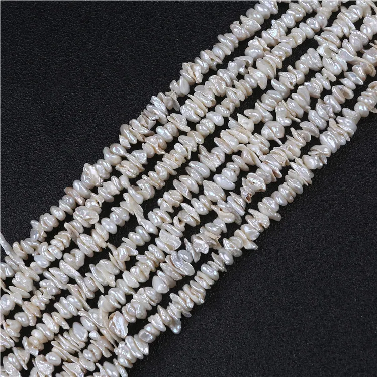 hot sale 5-6mm AA grade keshi freshwater pearl strands | Украшения и аксессуары
