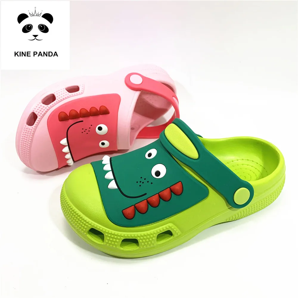Летние пляжные тапочки KINE PANDA для малышей детские сабо сандалии мальчиков и