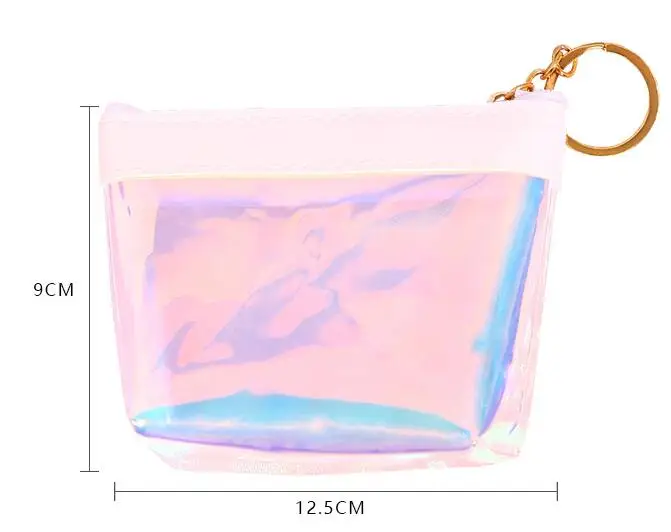 

Transparent Coin Purses Wallet Women Wallets Small Cute Card Holder Key Money Mini Bag For Girls Ladies Purse Change Pouch