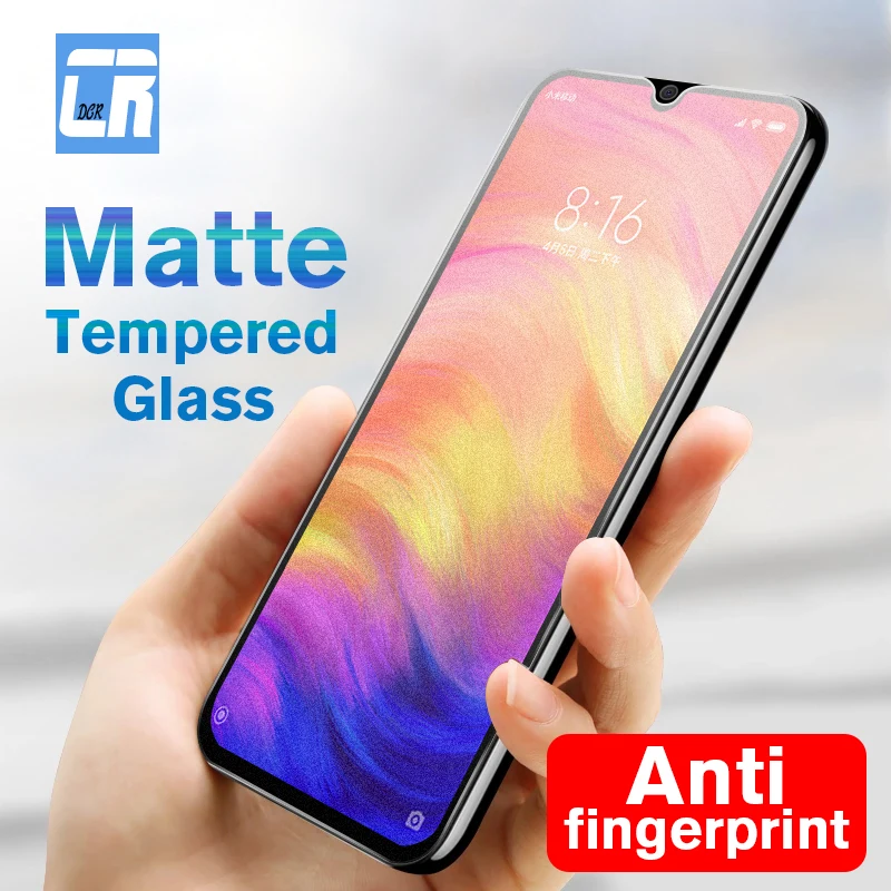 Закаленное стекло с защитой от отпечатков пальцев для Xiaomi Redmi Note 9 8 7 6 K20 K40 Pro