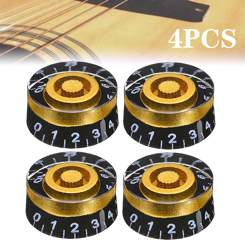 4pcs gitarre volumen taste kappe control knöpfe geschwindigkeit volume tone knöpfe für gibson für les paul e gitarre zubehör
