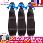 Перуанские прямые волосы, 3 пряди, 100% человеческие волосы для наращивания, оптовая продажа, пучки волос Реми, натуральный черный цвет, плетеные волосы Jarin