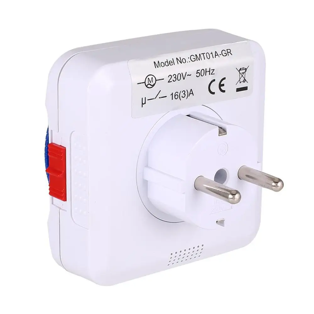 

24 Hours EU Plug Smart Timer Socket Switch Home Electrical Appliances Timing Mechanical Auto-On/Off Intelligent Timer Switch