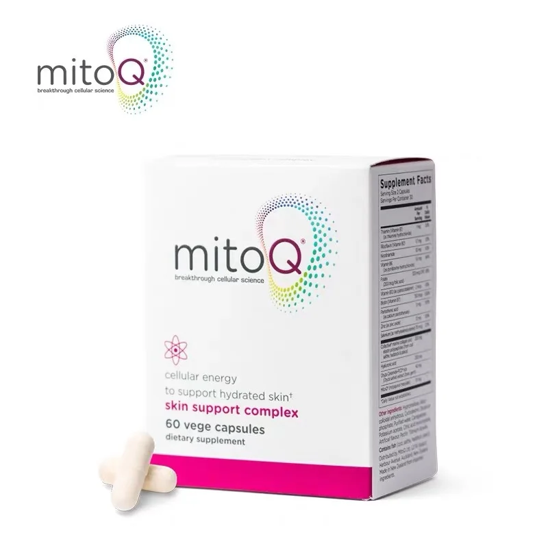 

ABM MitoQ Marine Collagen Hyaluronic Acid Capsules Healthy Youthful Hair Nails Skin Firmness Women Health and Beauty Supplement