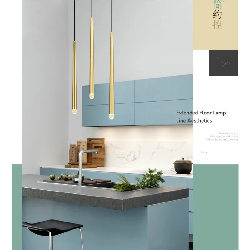 

Nordic Creative Single-Head Small Droplight Mirror Front Lamp Bedroom Bedside Lamp Restaurant Chandelier