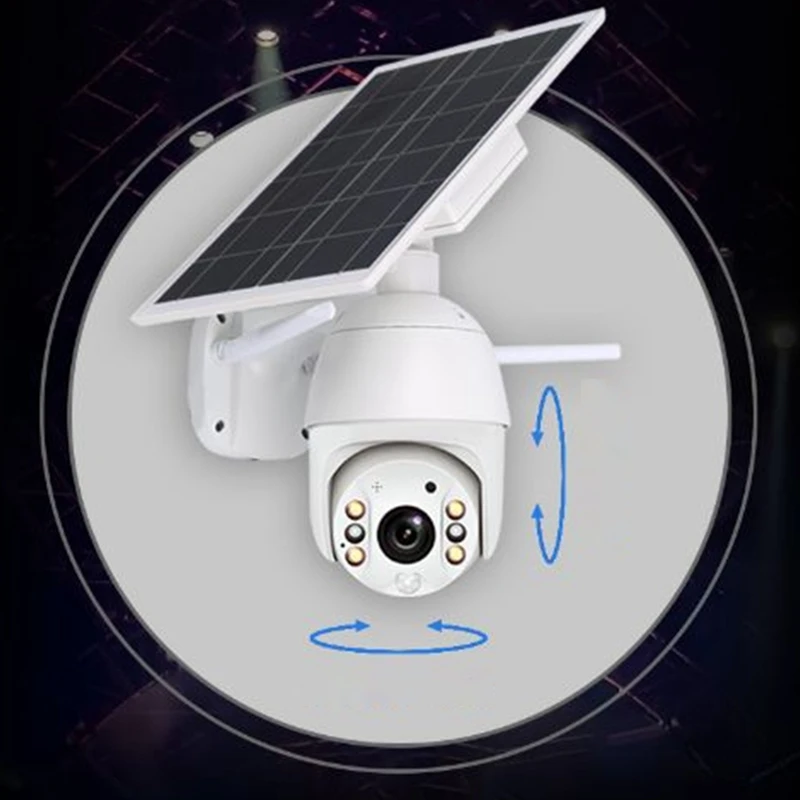 

Low-Power WiFi Solar Dome Camera Outdoor Wifi Battery Camera Field Surveillance Camera Smart Security Monitor