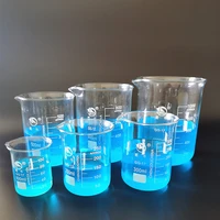 6pcsset 100ml250ml300ml500ml800ml1000ml borosilicate glass beaker heat resist labware beaker laboratory equipment