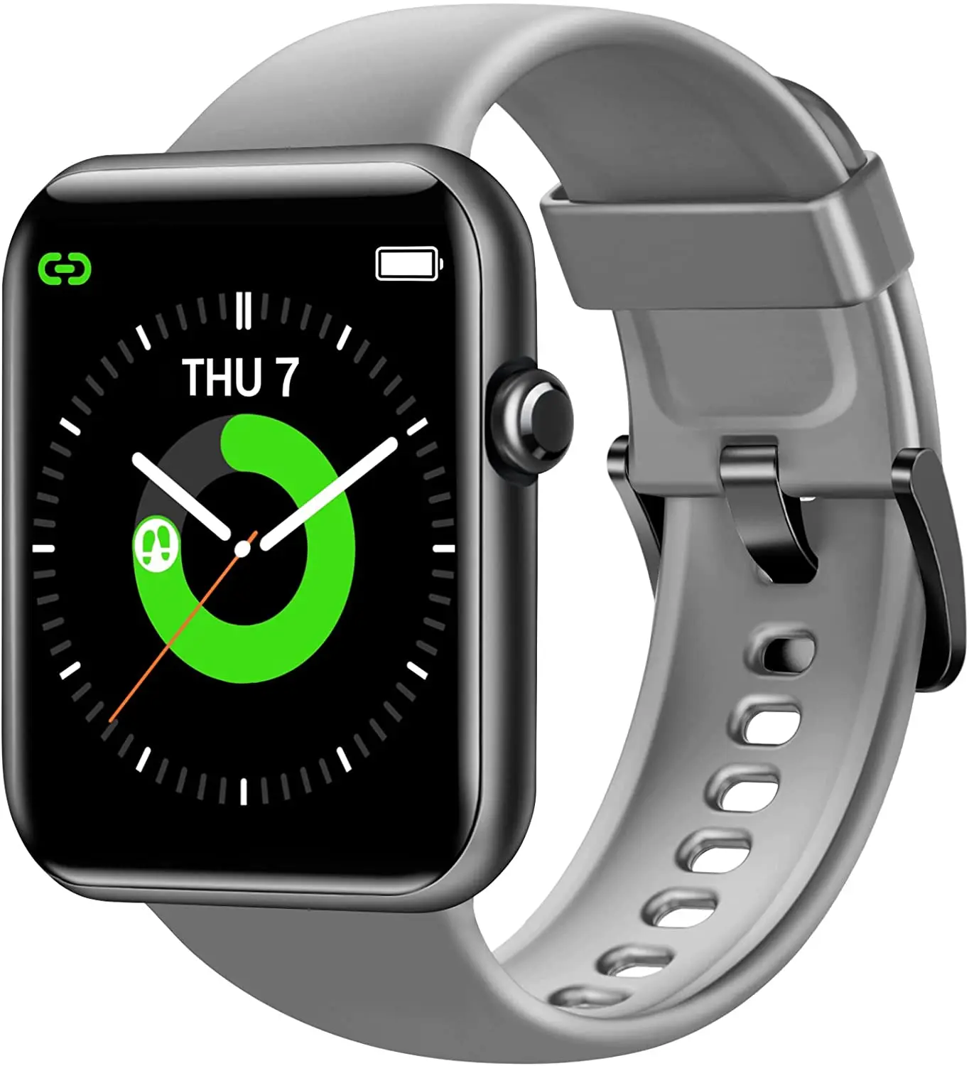 

Умные часы, цветной сенсорный ЖК-дисплей 1,55 дюйма, Смарт-часы для телефонов Android и iOS, пульсометр и монитор сна, 5 атм