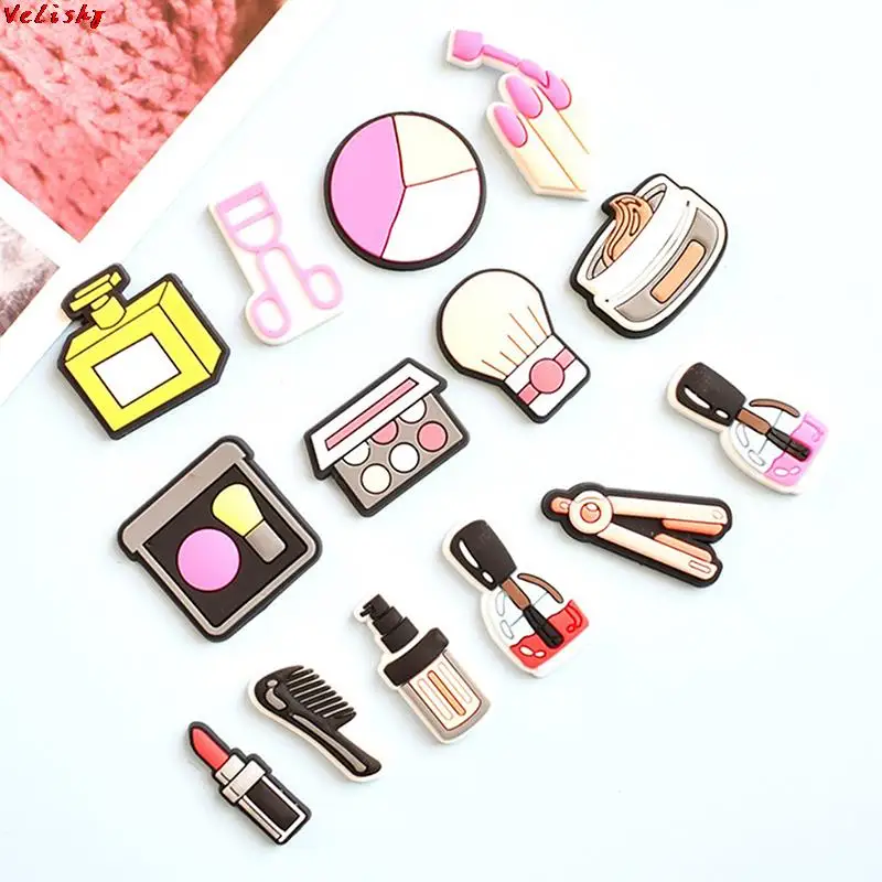 

1pcs DIY Flatback Girl's Cosmetics Perfume Cabochon Scrapbook Kawaii DIY Embellishments Accessories Shoe Charms For Kids Gift