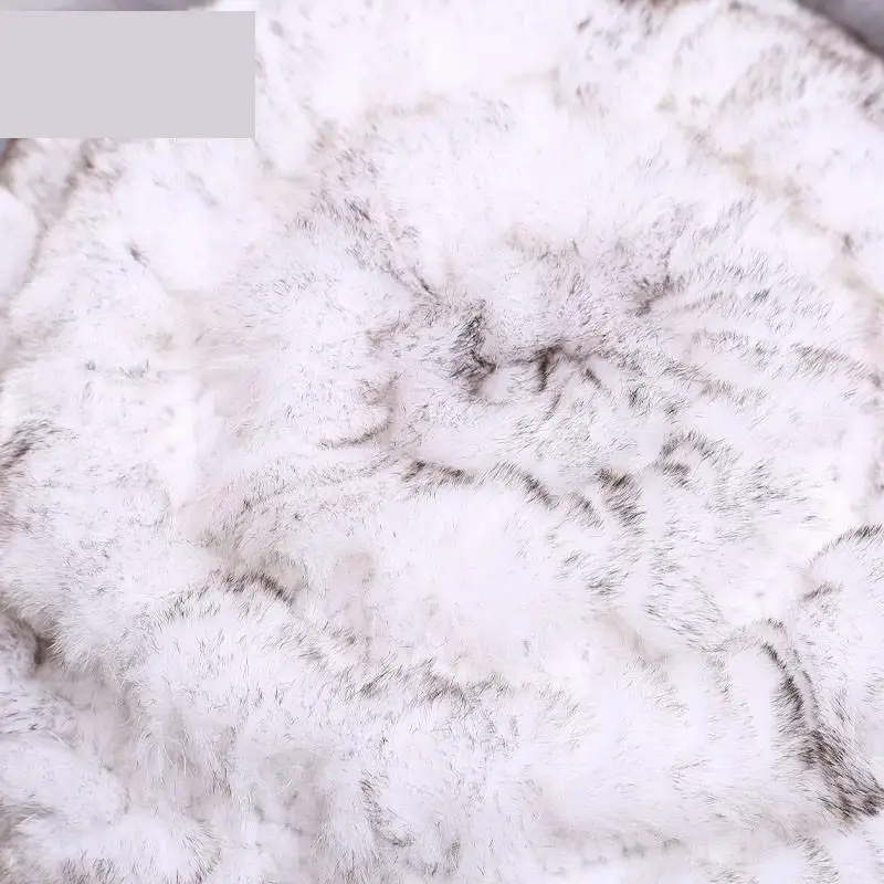 НОВАЯ шапка из меха кролика Рекс женская зимняя Корейская версия Толстая теплая