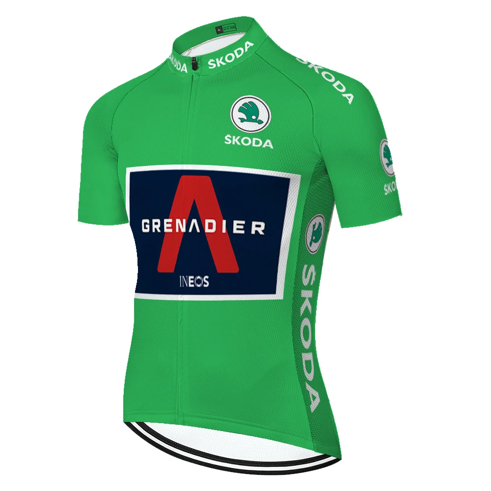 2021 профессиональная команда INEOS велосипедная Джерси дышащая футболка с коротким