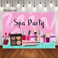 mehofond photography background spa party make up teens girls princess sweet 16th birthday party backdrop banner photo studio