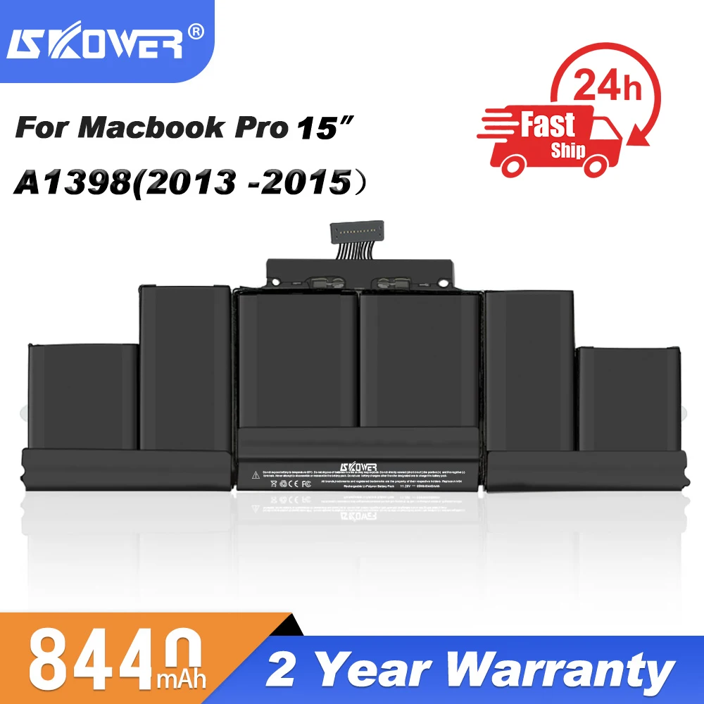 Аккумулятор для ноутбука Apple Macbook Pro 13 15 дюймов A1493 A1713 A1618 A1417 A1820 A1707 A1819 A1398 A1708 A1502 A1706
