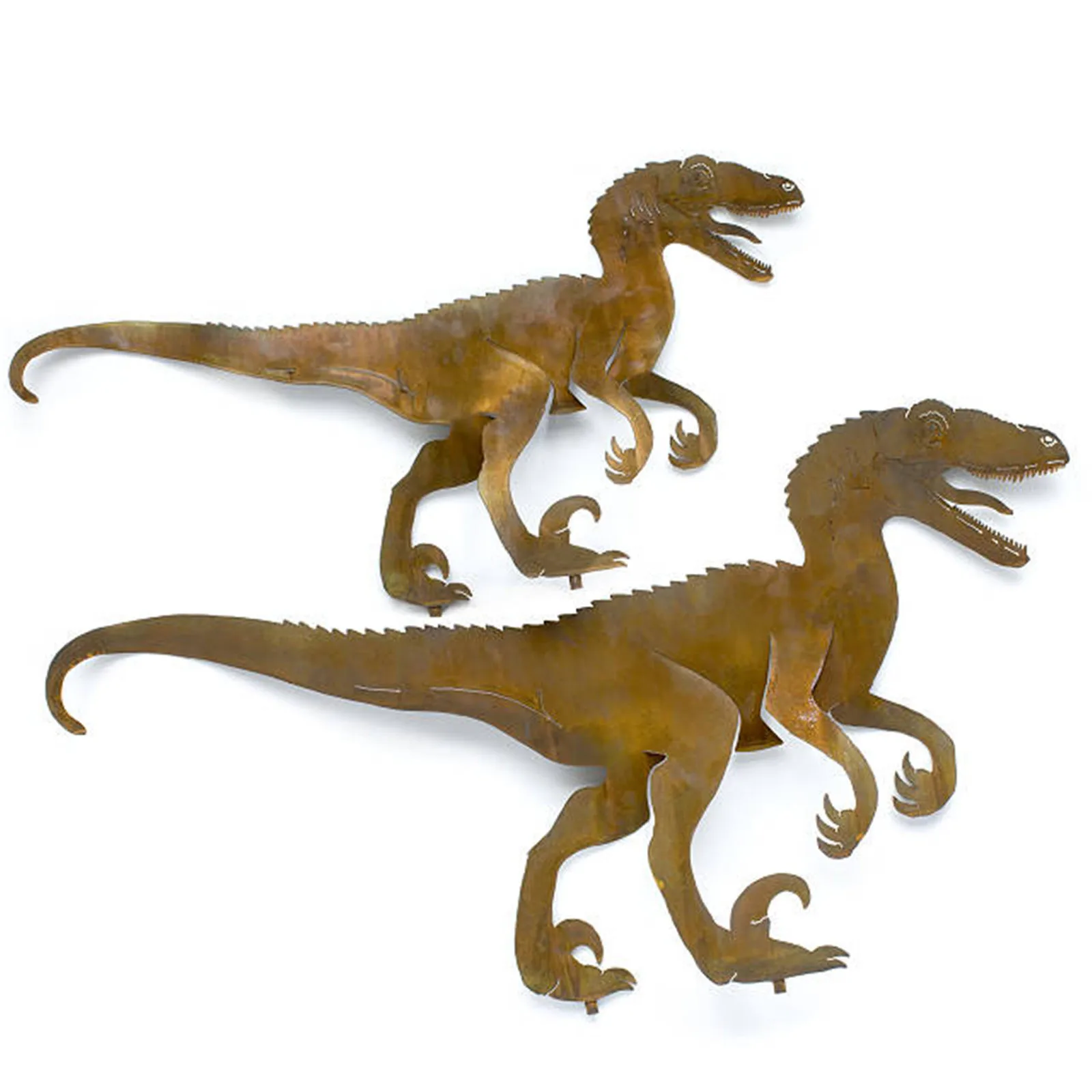

Dinosaur decorative art silhouette metal animal silhouette art courtyard decorate Gardening Stakes Outdoor Statues Garden 2021
