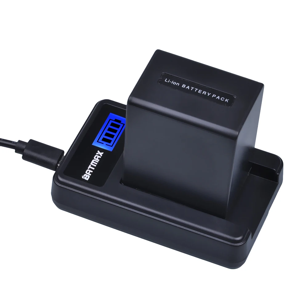 2 шт. 3900 мАч NP FV100 NP-FV100 FV100 Батарейки+ ЖК-дисплей USB Зарядное устройство для sony NP-FV30 NP-FV50 NP-FV70 SX83E SX63E FDR-AX100E AX100E - Цвет: 1Pc set