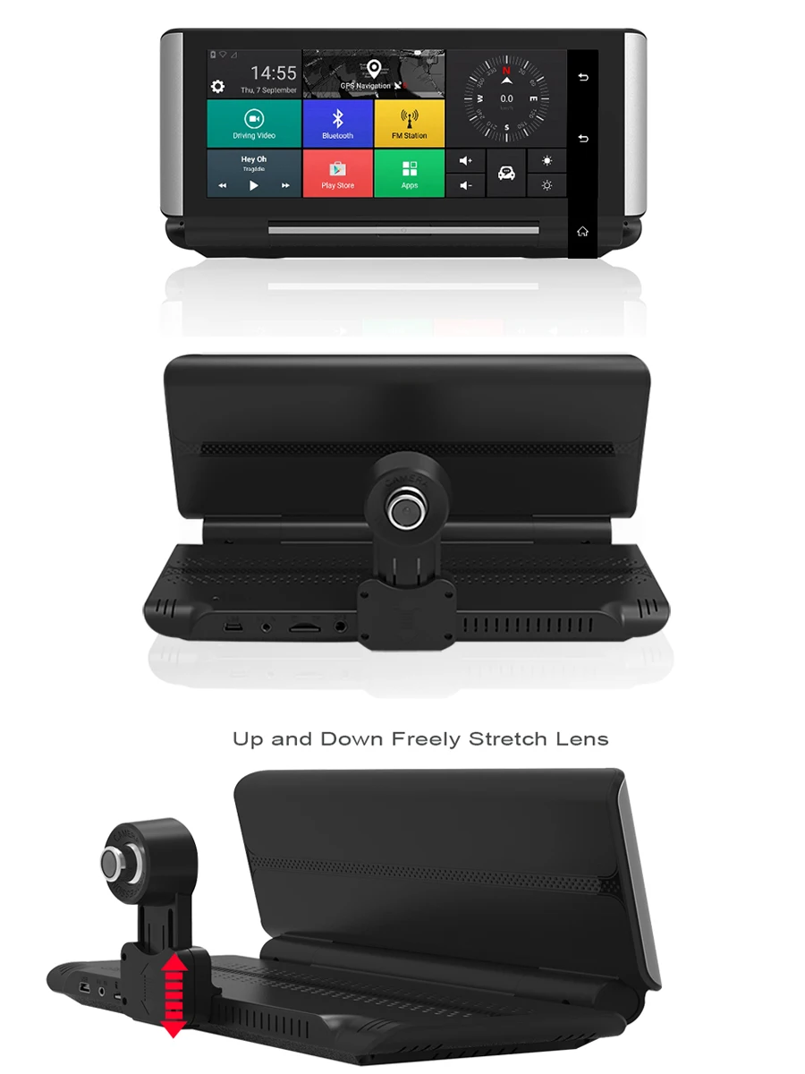 Anfilite 4G ADAS dashcam зеркало заднего вида DVR 1080P Dash камера Android gps навигация ночное видение двойной объектив Автомобильный видеорегистратор