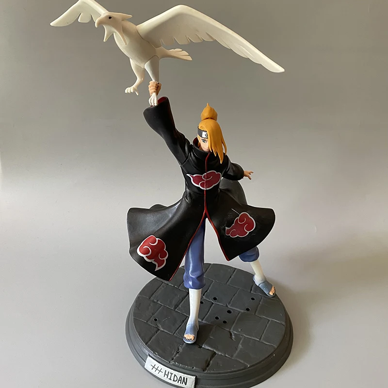 

Animation Naruto Shppuden Anime Figure GK Akatsuki Deidara Action Figure 33cm Oversized PVC Model Statue Figma Collectible Toys