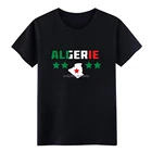 Алжир vs1, Мужская футболка на заказ с круглым вырезом, Мужская свободная повседневная весенне-осенняя футболка с надписью