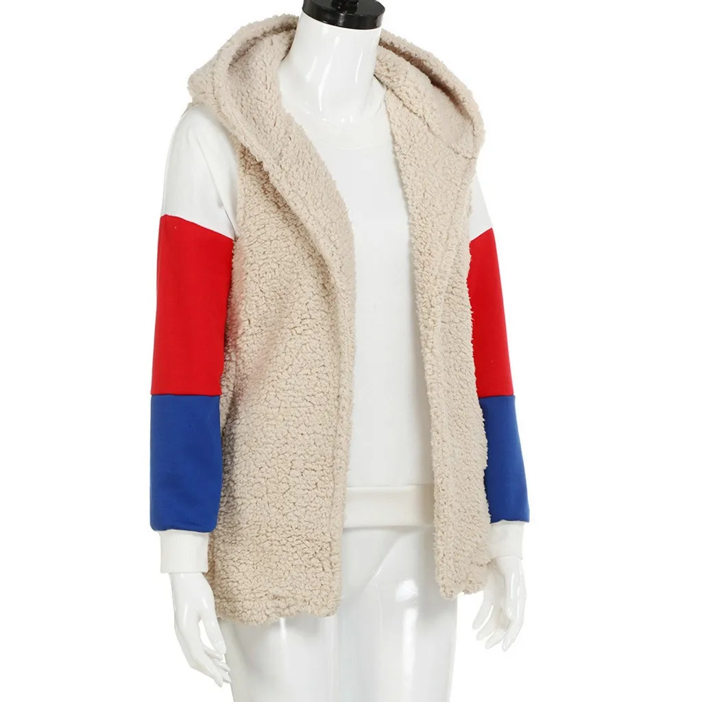 Женский однотонный бархатный жилет зимняя теплая верхняя одежда с капюшоном