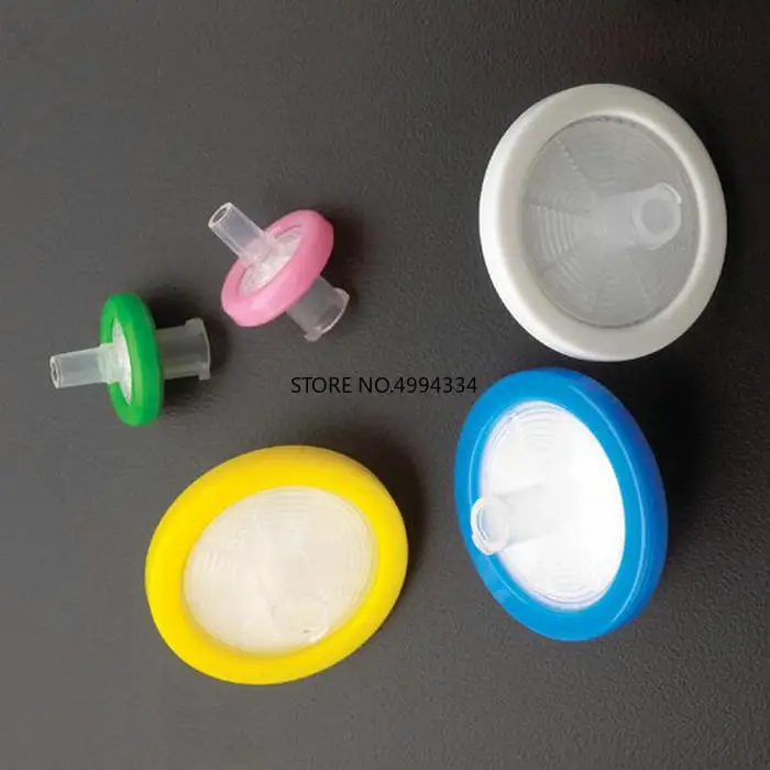 100 шт/лот одноразовый PTFE (Гидрофобный) шприц микропористый фильтр миллипоровая
