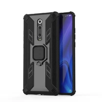 for xiaomi mi 9t pro case luxury armor shockproof case car magnetic holder for redmi k20 note 7 8 8t 9 9s transparent back cover