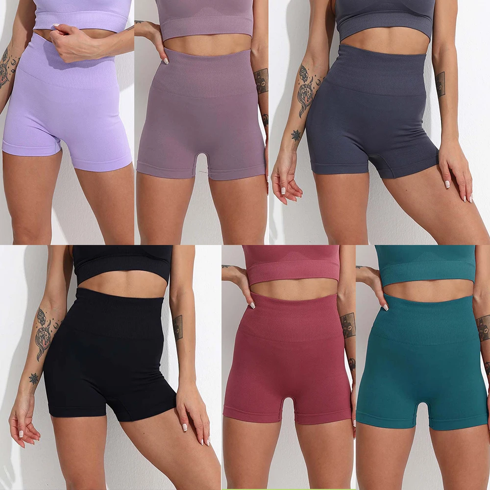 

Seamless High Waist Workout Shorts Fitness Yoga Shorts Yoga Running Sport Women Gym Leggings Sport Women Fitness Shorts