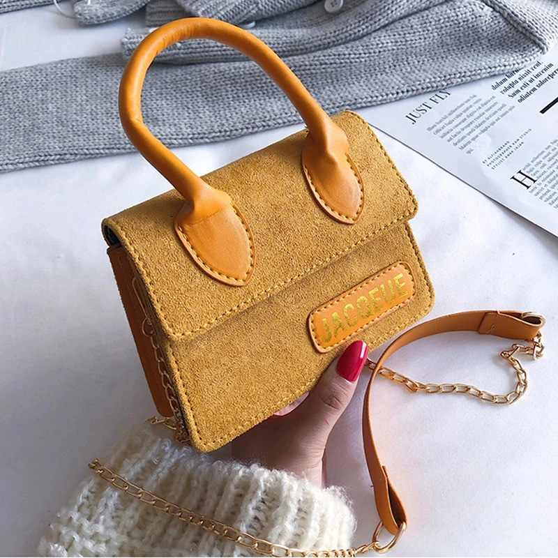 

Матовая сумка из искусственной кожи на цепочке, женские мини-сумки через плечо, женская сумка на плечо, новый кошелек из искусственной кожи, ...