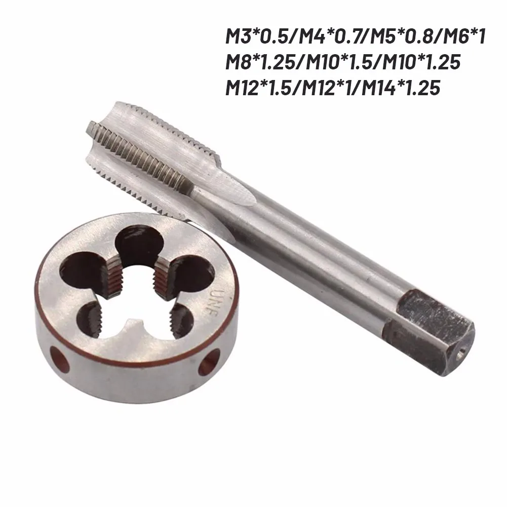 

M8 M10 HSS Round Right Hand Tap Die LH Fine Thread Taps Dies Accessories For Unalloyed And Low Alloyed Steel, Zinc Alloys
