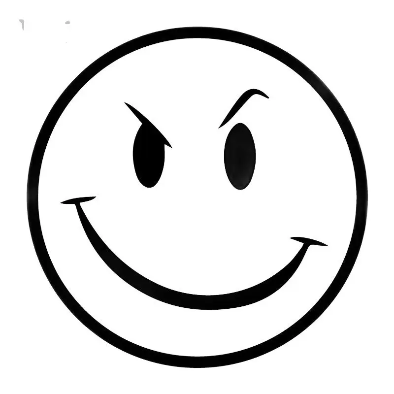 

Smile Face Window Decoration Vinyl Decals Car Sticker Accessories