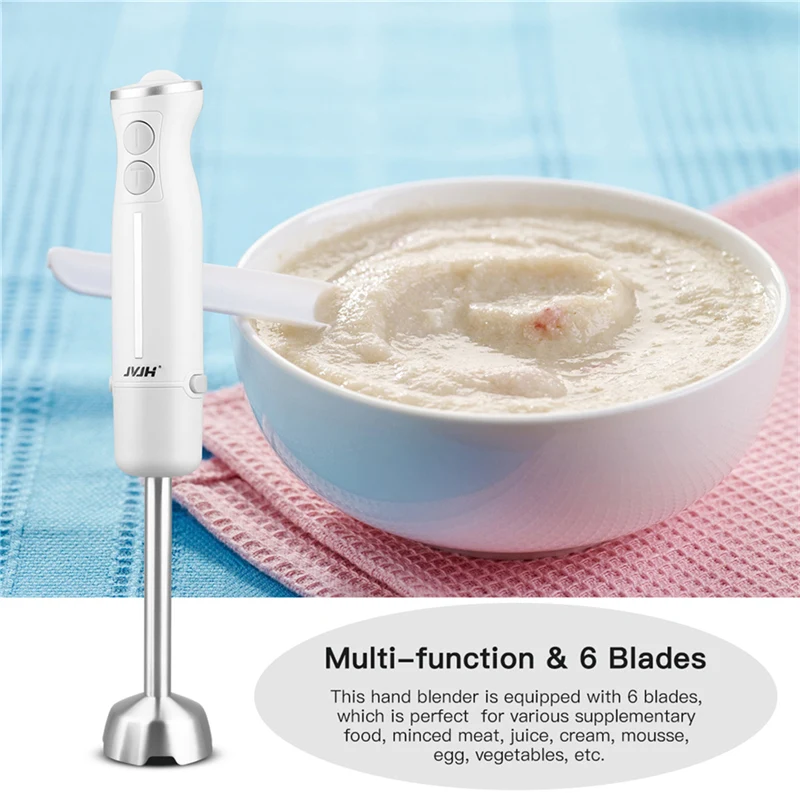 Kaufen JVJH 4 In 1 Multifunktionale Mixer Schneebesen Küchenmaschine Fleischwolf Mit Schleifen Tasse Messbecher 6 Geschwindigkeiten Einstellbar