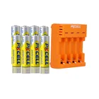8 шт.лот, аккумуляторные батареи PKCELL AA Ni-MH, 2 А, 2000 мАч, 1,2 в, AA, с зарядным устройством для NIMH аккумуляторов AAAAA