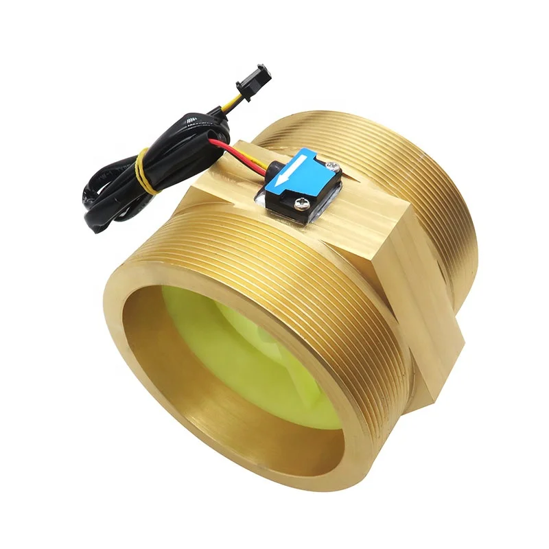 

ZHONGJIANG G4'' Hall Water Flow Sensor Turbine Flow Meter 333-6666L/min Paddle Flowmeter YF-DN100