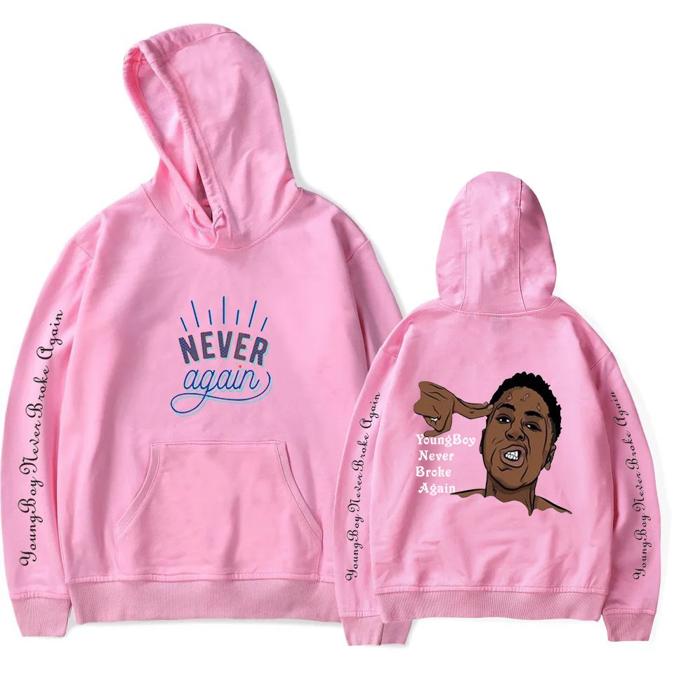 

New Hoodie YoungBoy Never Broke Again Sweatshirts Fahsion Hip Hop Hoodies Men/women Casual Pullover Cotton Clothing New Hoodies