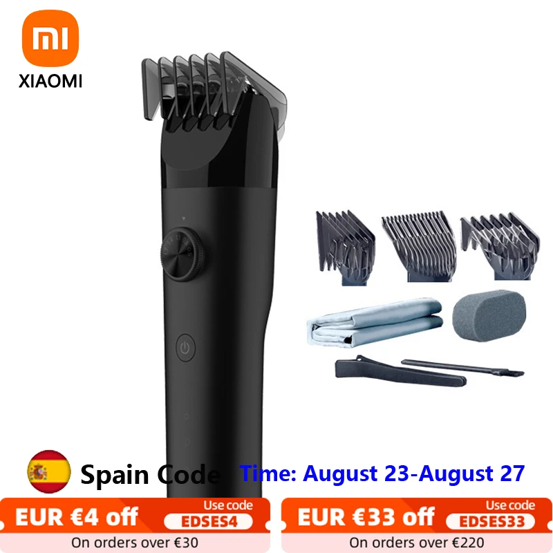 

NEW Xiaomi Mijia Hair Trimmer Hair Clipper Professional Trimmer for Men IPX7 Waterproof Beard Trimmers Cordless Electric Cutting