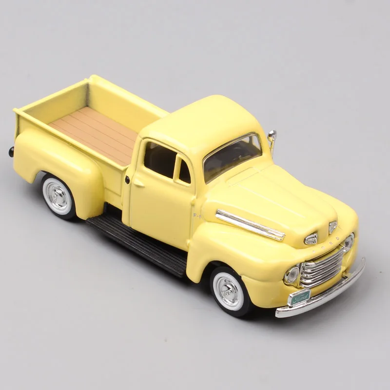 1:43 Масштаб Мини Классический ретро 1948 Ford Пикап F-1 F1 пикапы грузовики литья под давлением и транспортные средства Миниатюрные модели автомобилей детские игрушки подарки для мальчиков