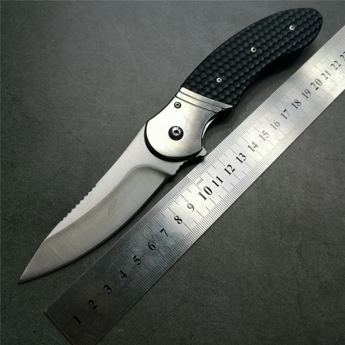 Нож 9 дюймов 55 56HRC с черной рукояткой G10 лезвие из стали 5Cr13 острый складной нож