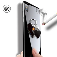 creative usb cigarette lighter can do mobile phone bracket lighter multi function cigarette accessories