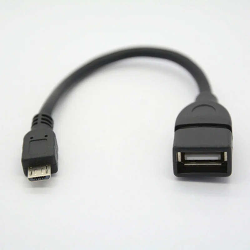 Кабель адаптер преобразователь для смартфона OTG Micro USB B папа к 2 0 A мама мобильного