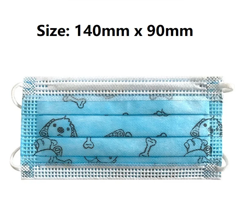 

Children Disposable Surgical Mask Child Kids Boy Girl Medical Mask 3-Ply Anti-Infect Nonwoven Breathable Face Mouth Mask