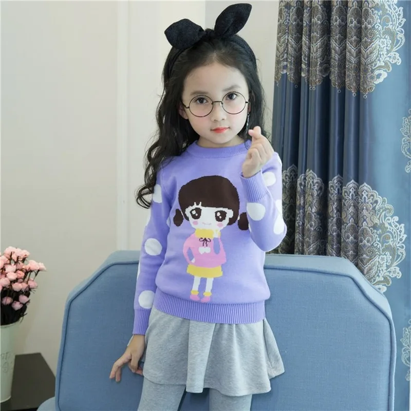 Свитер для девочек Детский свитер детский детская одежда осень-зима | Мать и