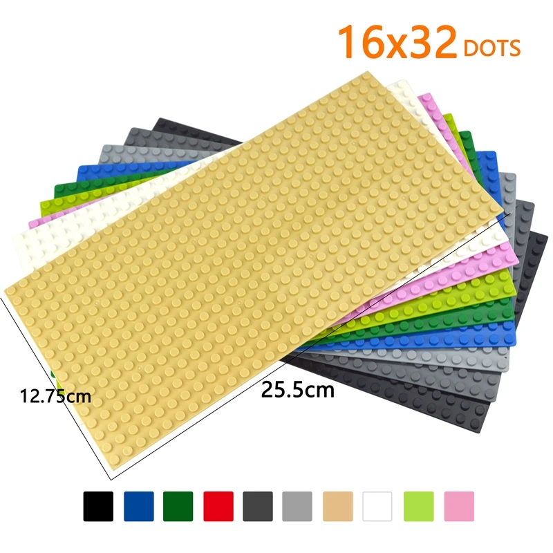 16*32 точек опорная пластина для маленькие кирпичики крепления на руке доска DIY