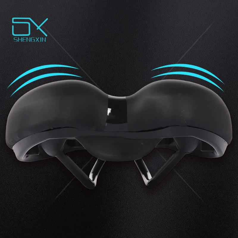 Велосипедное седло дышащая искусственная кожа пустотелая подушка Удобная