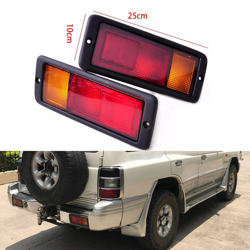 MIZIAUTO 1 пара левый и правый задний светильник лампа для Mitsubishi Pajero Montero 92-99 MB124963 MB124964 214-1946L-UE 214-1946R-UE