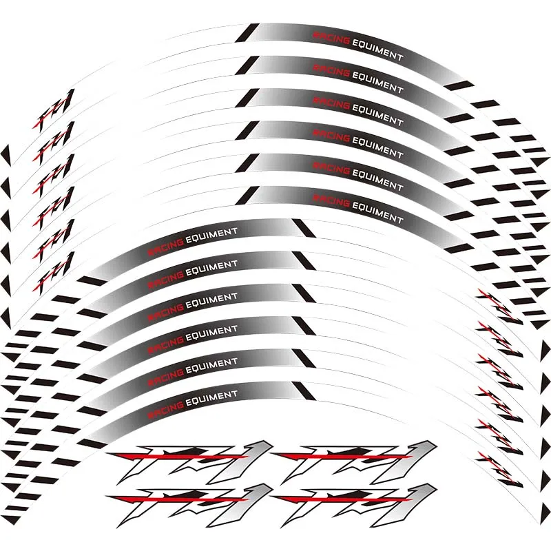 Высококачественная наклейка на колеса мотоцикла Светоотражающая обод