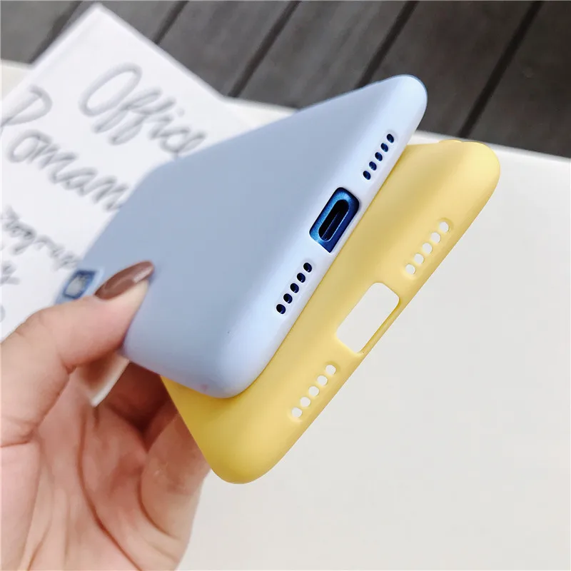 candy color silicone phone case for samsung galaxy a32 a52 a72 4g 5g a40 a41 a50 a30s a20 a70 a7 2018 a40 a52s soft tpu cover free global shipping