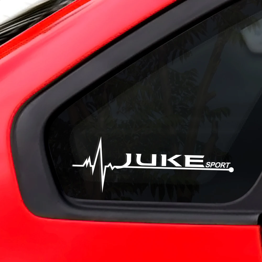 2 шт. наклейки для украшения бокового окна автомобиля Nissan Juke спортивные
