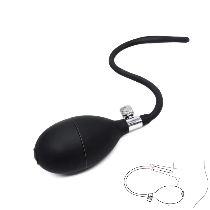 Сделано из медицинского силикона надувной расширитель члена силиконовый